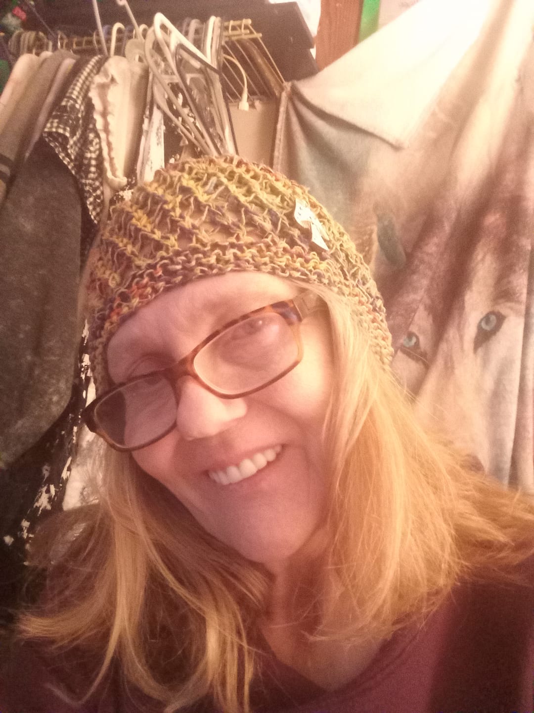 Customer photo review of Honeycomb Mushroom Hemp Hat