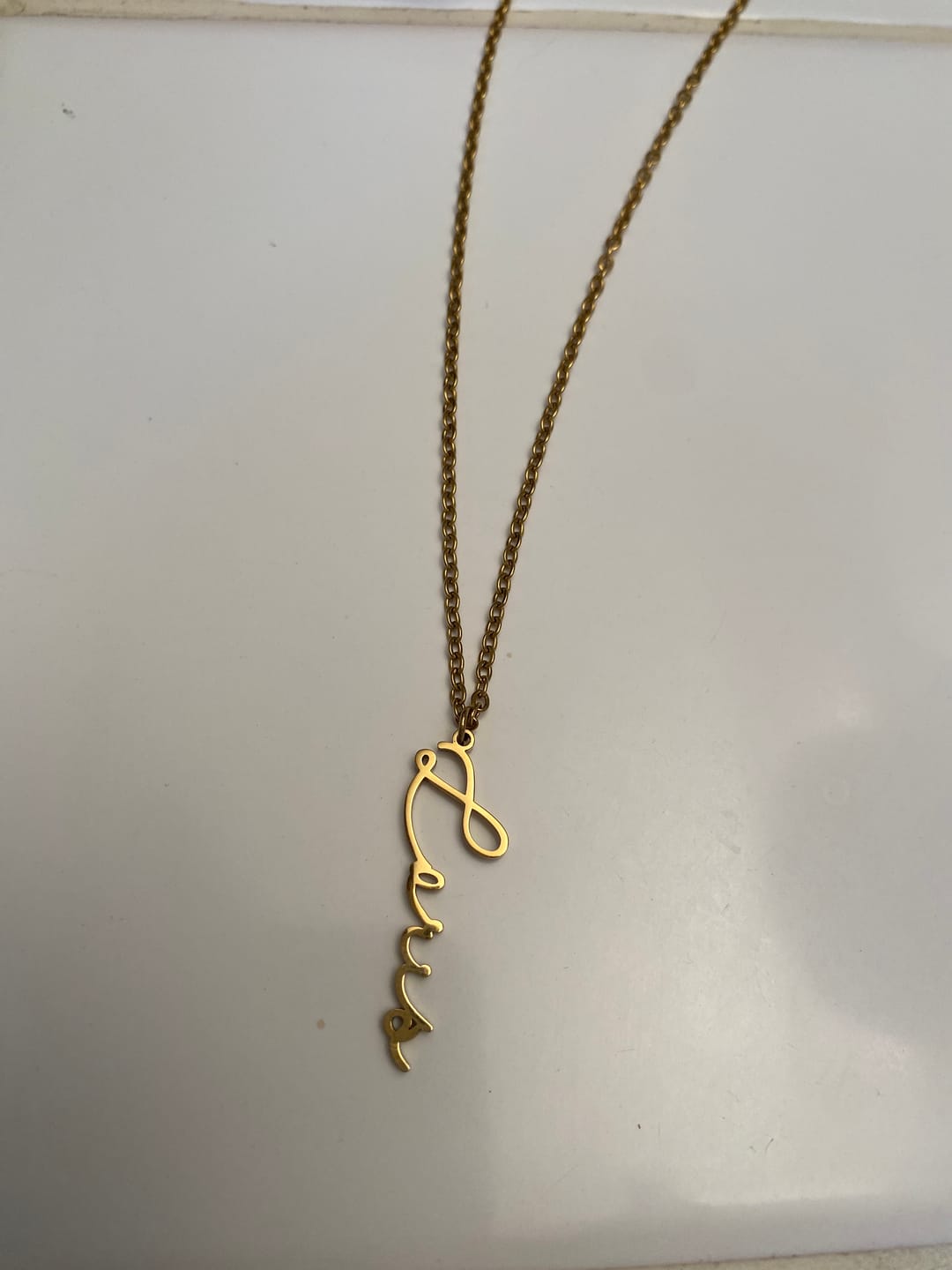Customer photo review of Collier Signature Personnalisable
