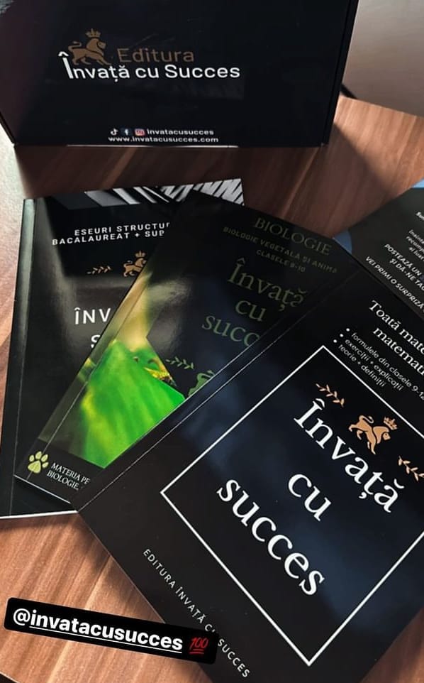 Customer photo review of Învață cu succes - Pachet Bacalaureat | Română + Matematică + Biologie 9-10