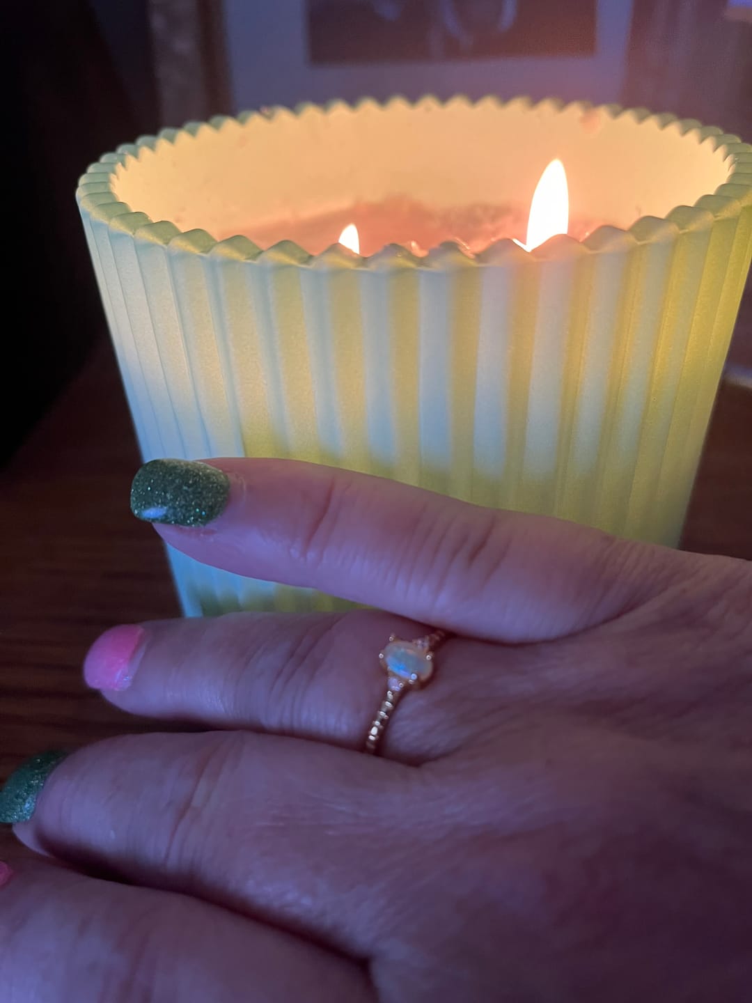 Customer photo review of Cactus Blossom (Candle)