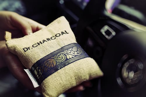 Customer photo review of Car Air Purifier - Removes Bad smell & Pollutants - Classic Khaki