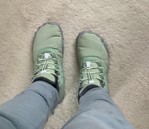Customer photo review of Winter Max - wasserfeste Barfußschuhe