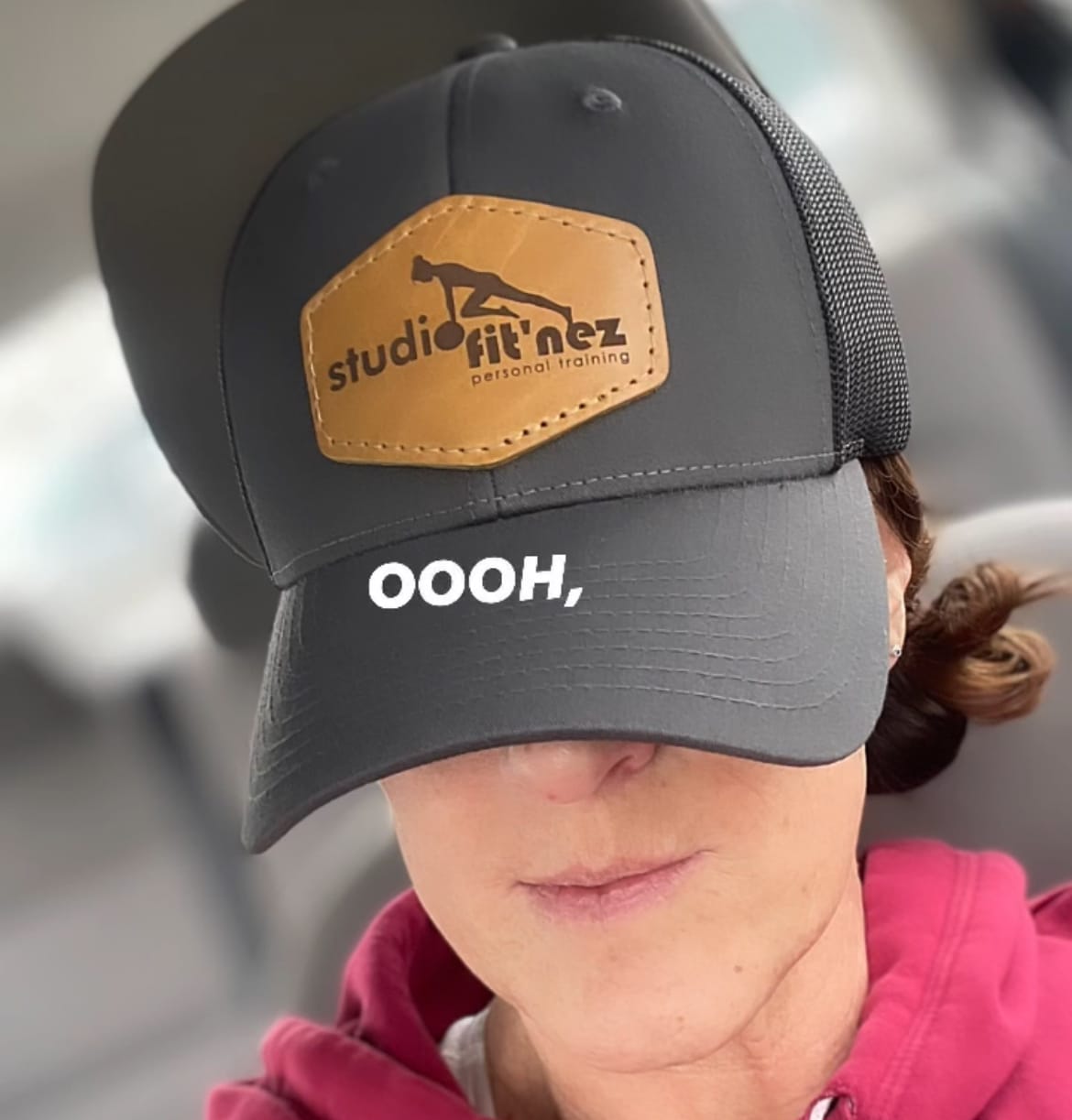 Customer photo review of Richardson 115 Custom Leather Patch Hat