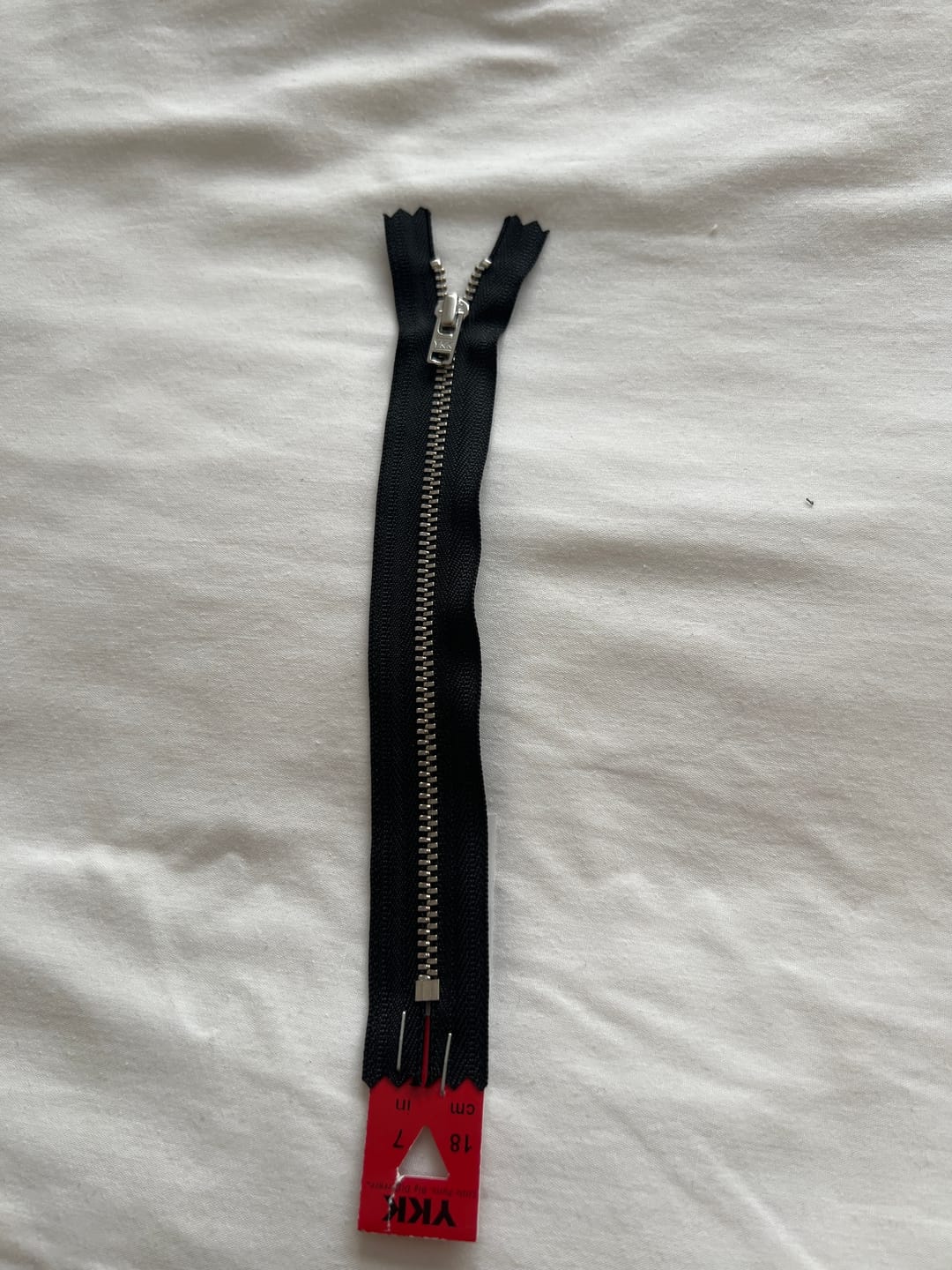 Customer photo review of YKK Metal Trouser Zip