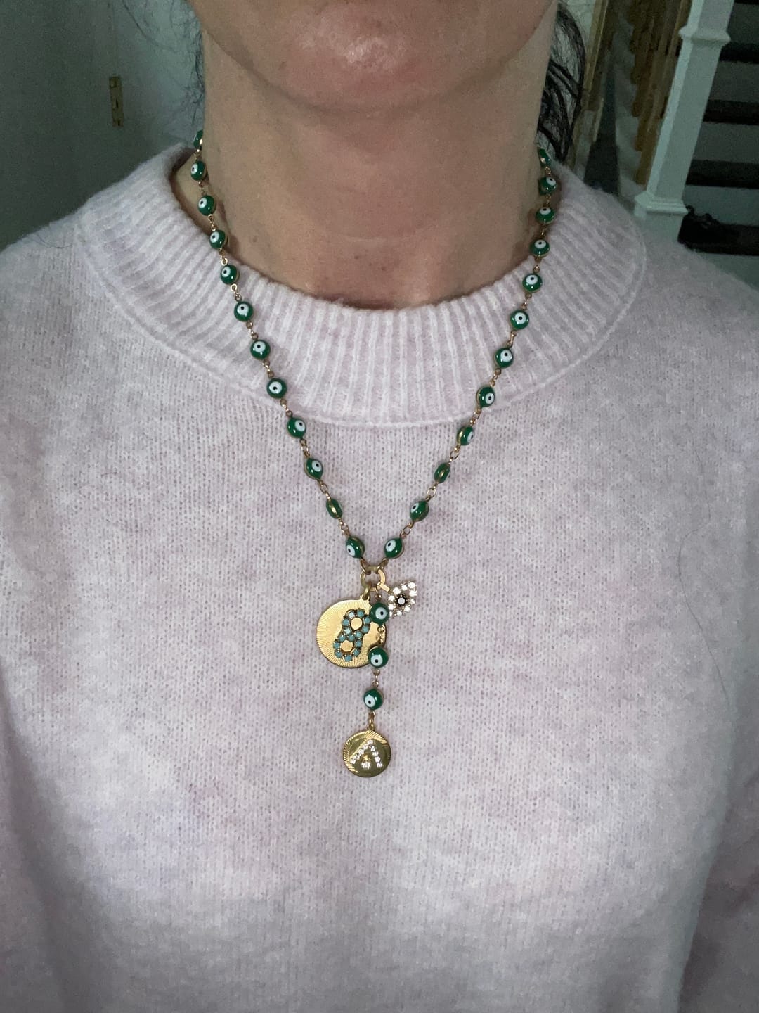 Customer photo review of Galia Necklace