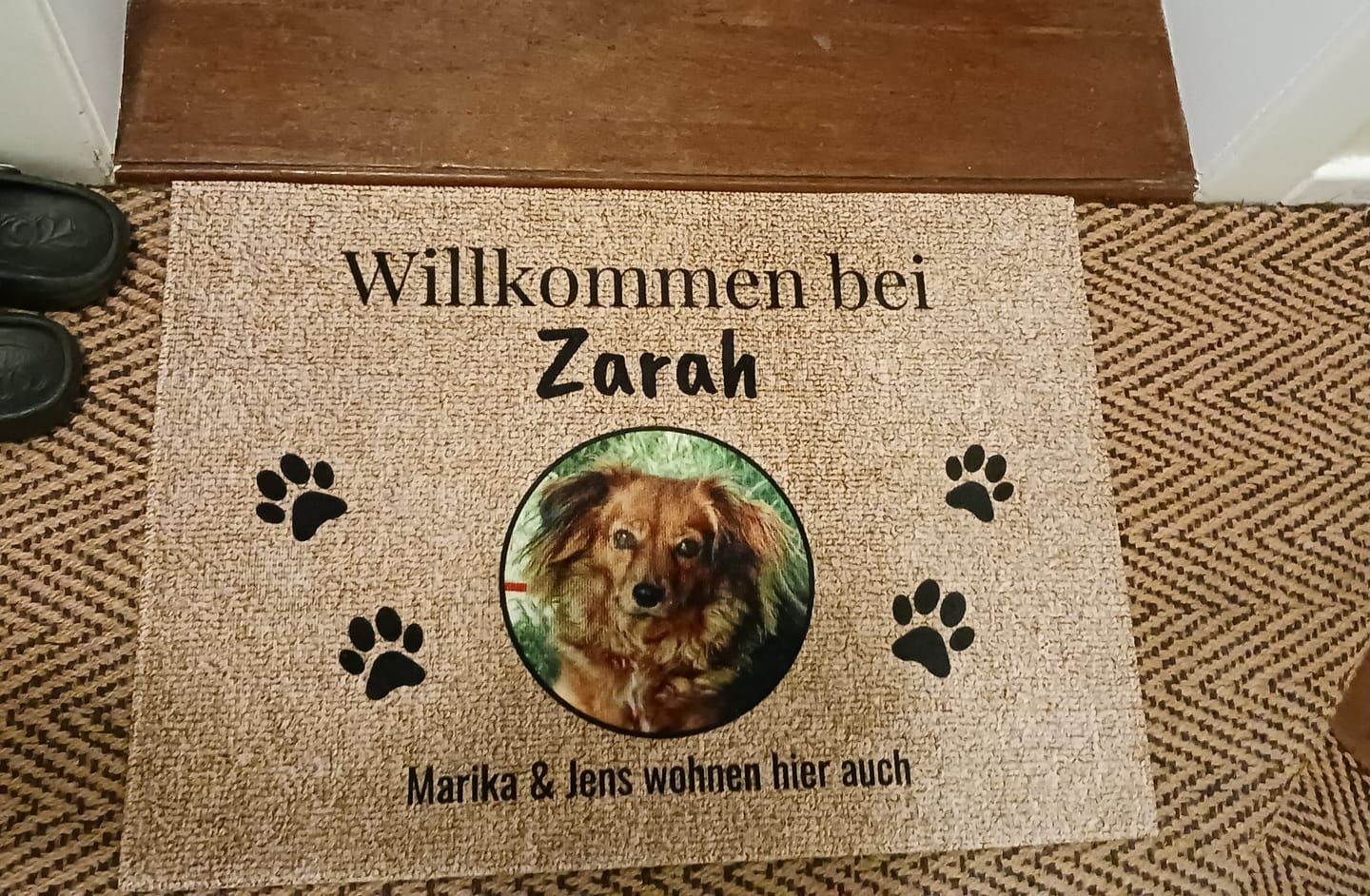 Customer photo review of Eigenes Foto - Individuelle Fußmatte
