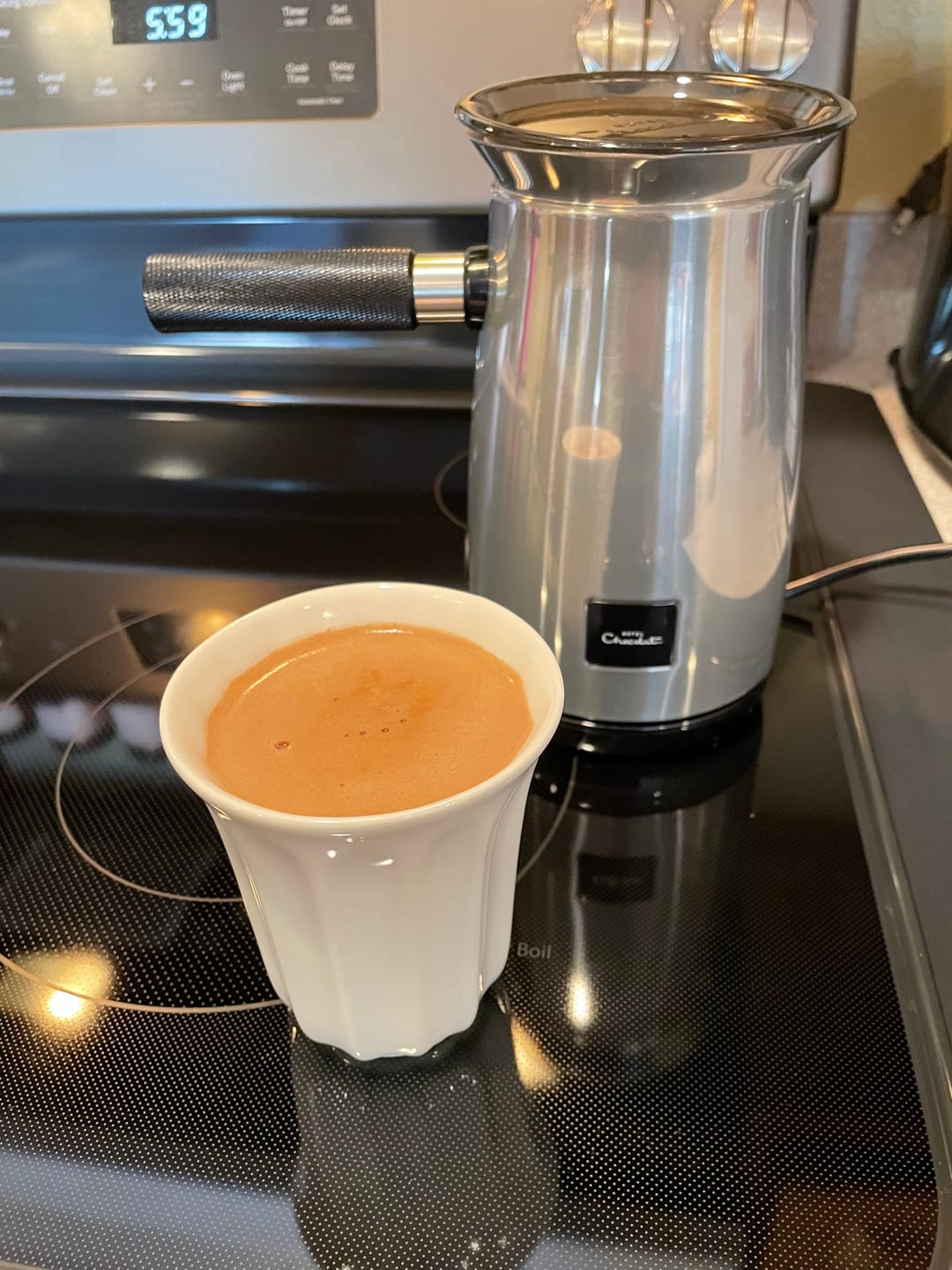 Customer photo review of Orange Supermilk Hot Chocolate Flakes