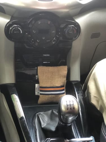 Customer photo review of Car Air Purifier - Removes Bad smell & Pollutants - Modish Khaki