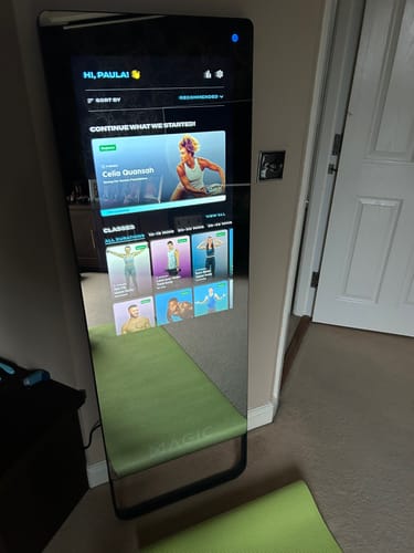 Customer photo review of MAGIC Pro: The Most Intelligent Home Gym