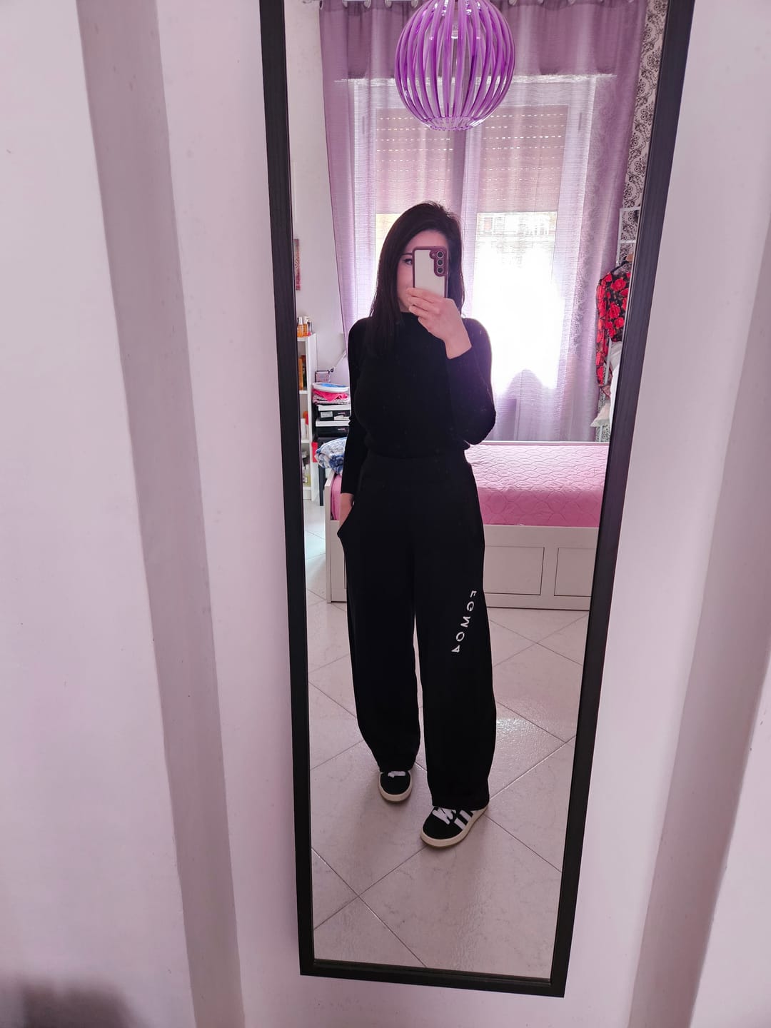 Customer photo review of Pantalone Baggy Ikonic FW 23/24 Nero