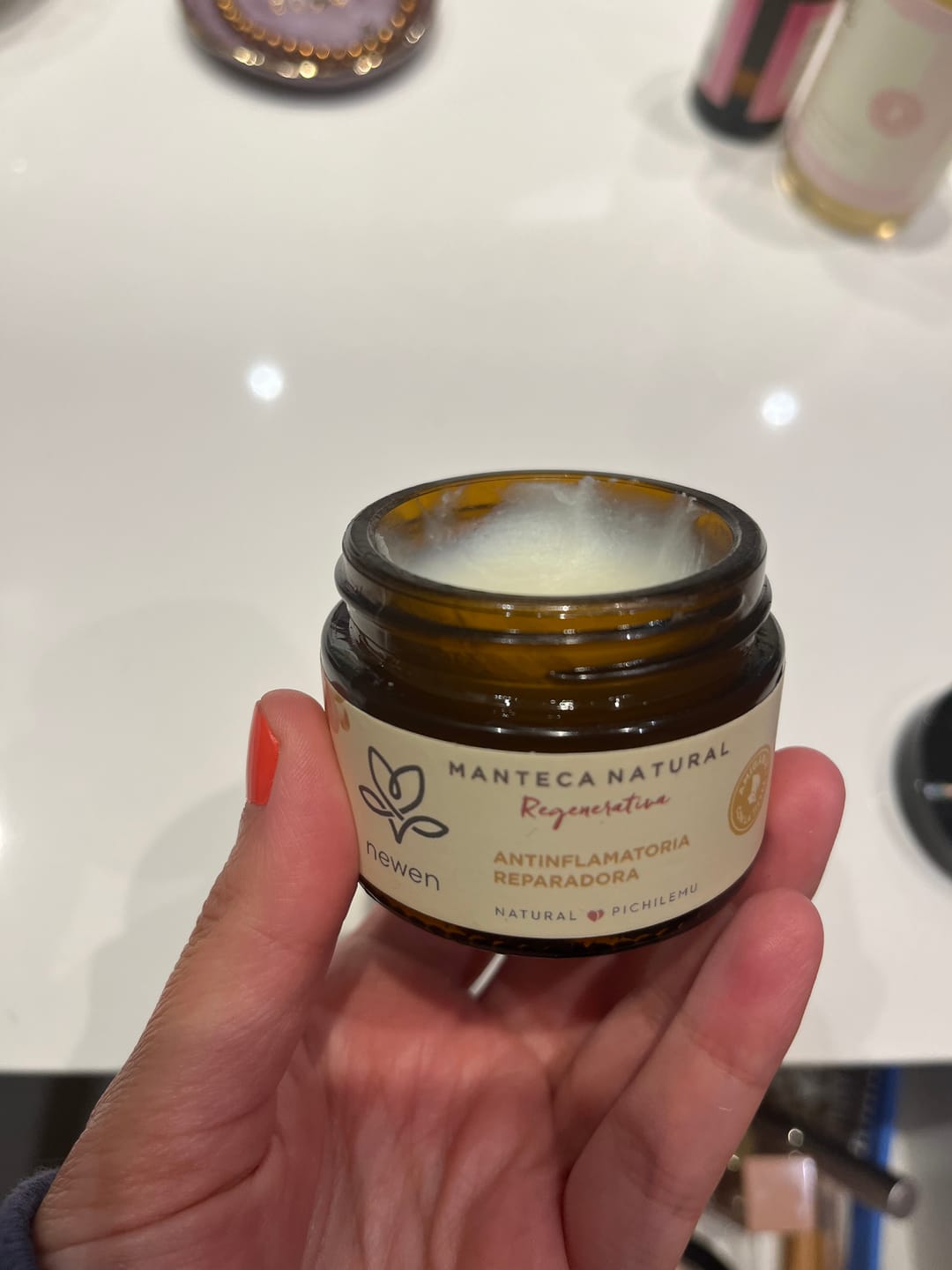 Customer photo review of Manteca Regenerativa Piel Sensible