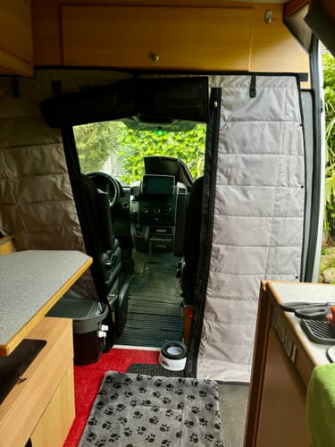 Customer photo review of Sprinter - Cab Partition