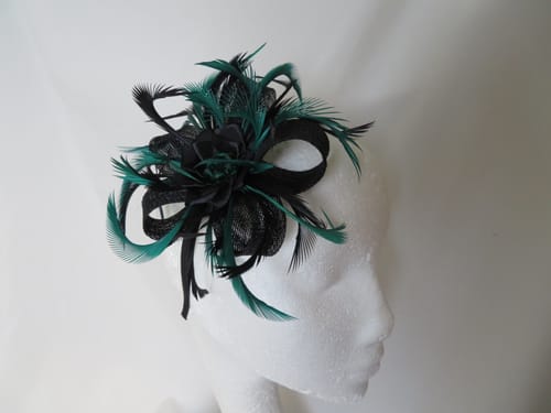 Customer photo review of Full Biot Fringe 14cm Feather Length FR013