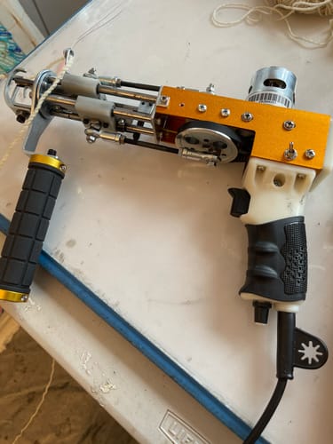 Customer photo review of The Recluse — Loop Pile Tufting Machine