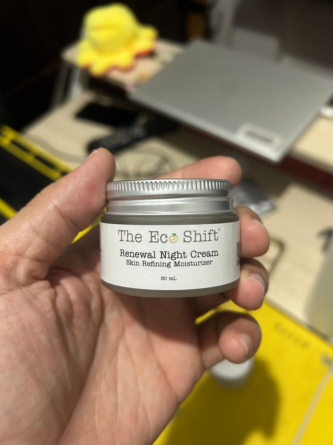 Customer photo review of Brightening UV Sunscreen & Skin Primer with SPF 50