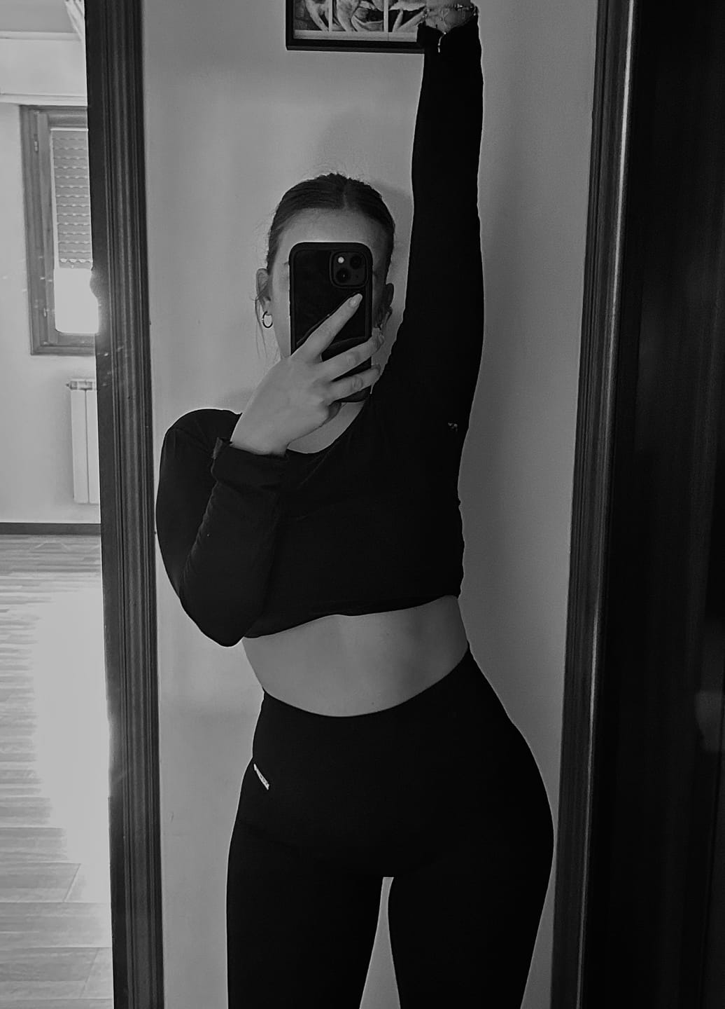 Customer photo review of Leggings Push up Gym Fashion Nero