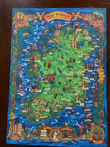 Customer photo review of Whiskey Puzzle - Ireland