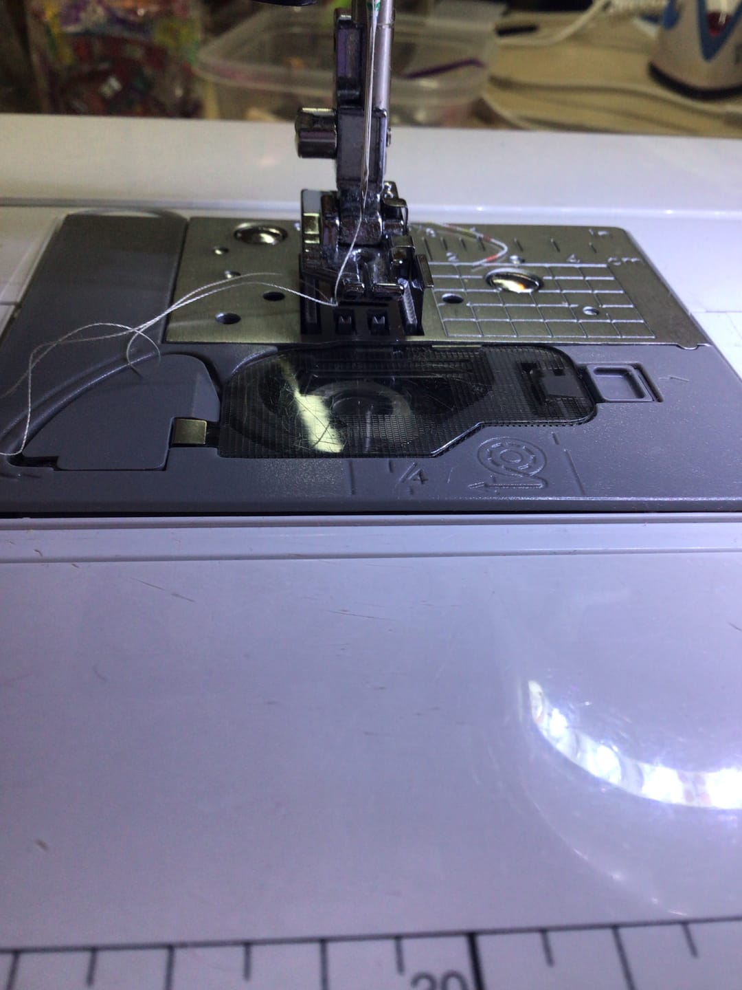 Customer photo review of 1/4" Foot w/ Guide, Low Shank #P60615