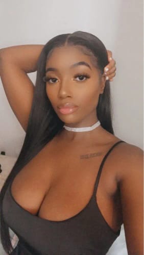 Customer photo review of Silky Straight 360 Lace Front Wig High Quality Human Hair Wigs 180% Density Wigs