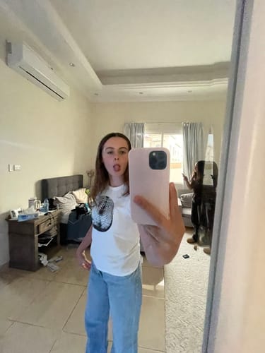 Customer photo review of 'Studio 54' baby tee