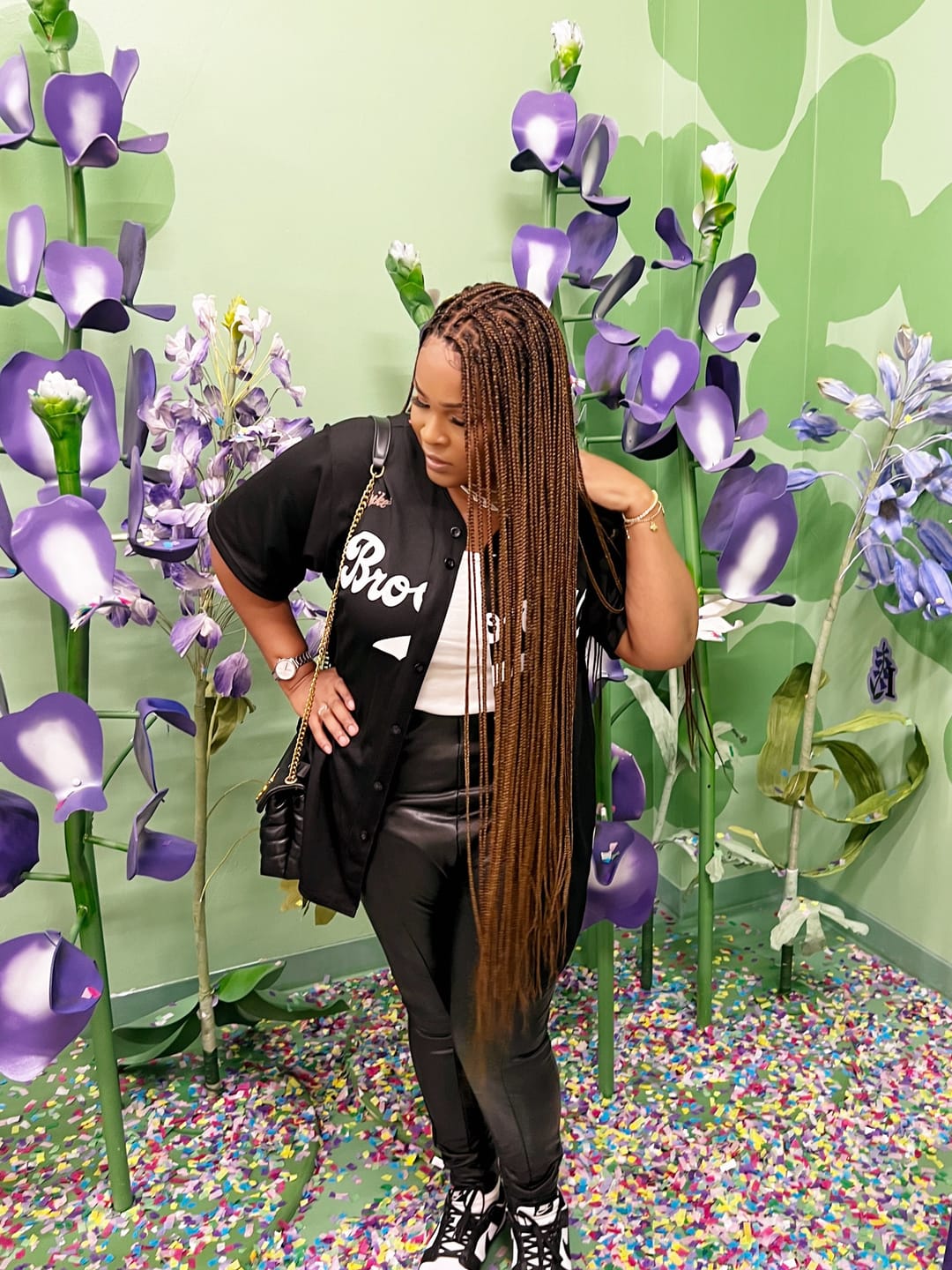 Customer photo review of Beyoncé Knotless Braid Wig (Ready To Ship)