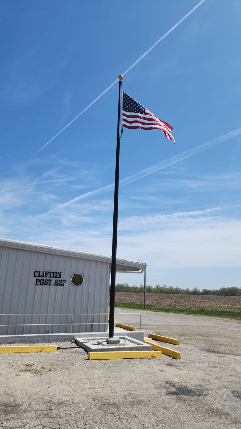 Customer photo review of 35 ft. Commercial Flagpole with Internal Cable Halyard, Rated At 117 mph