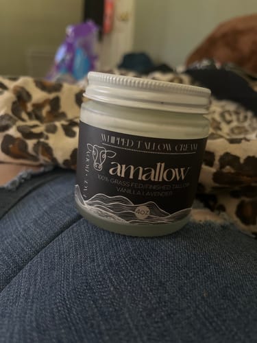 Customer photo review of Whipped Tallow Cream - Vanilla Lavender