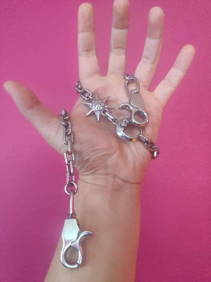 Customer photo review of ASTROLOGY WALLET CHAIN