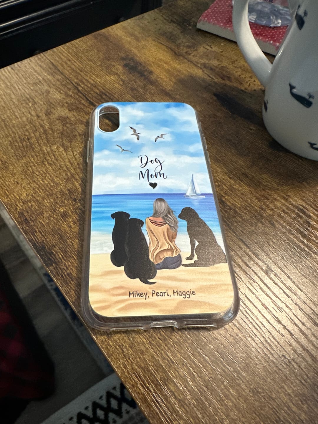Customer photo review of Together with my pet - Personalized phone case