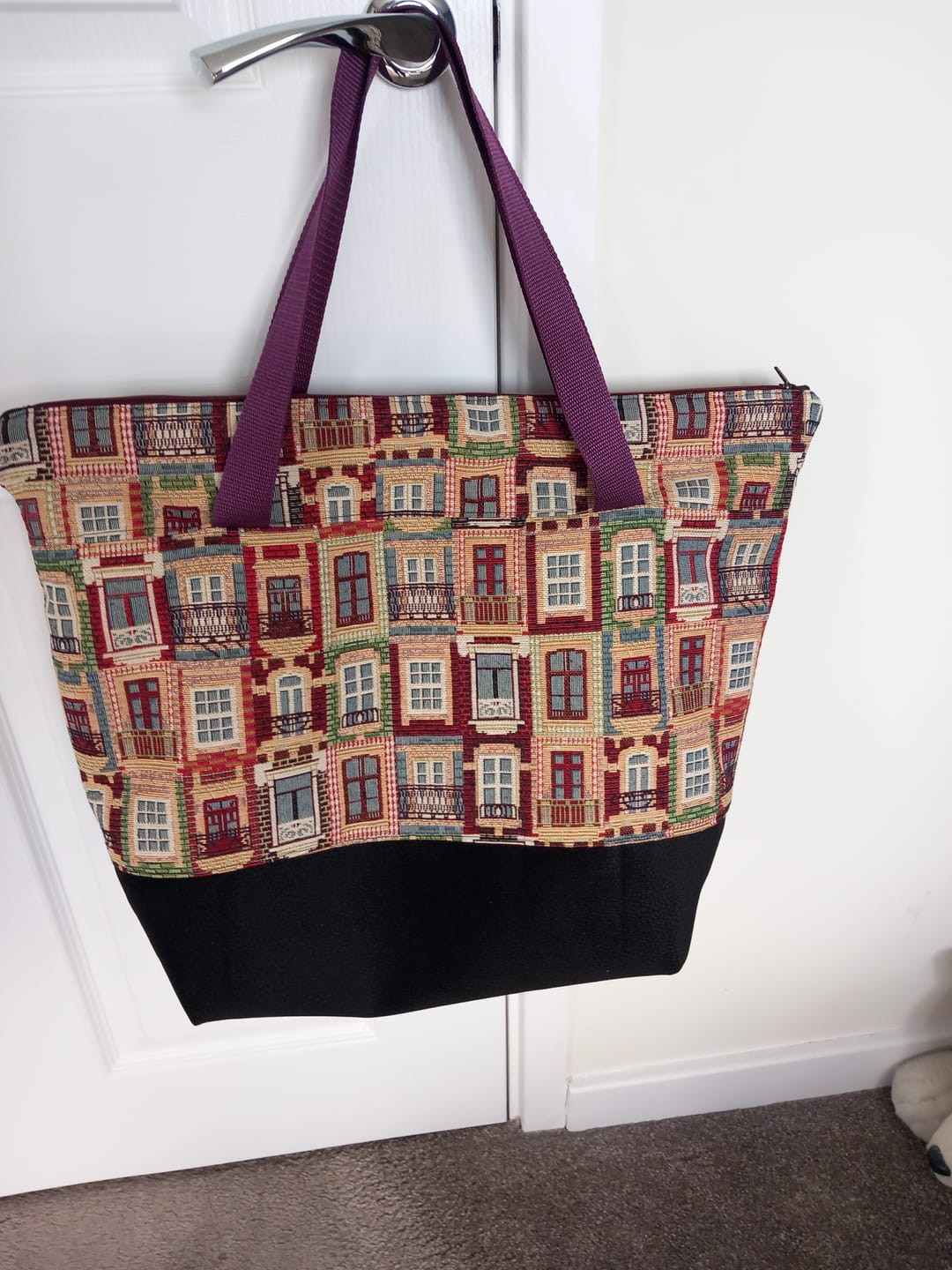 Customer photo review of Lisbon Houses Tapestry Fabric