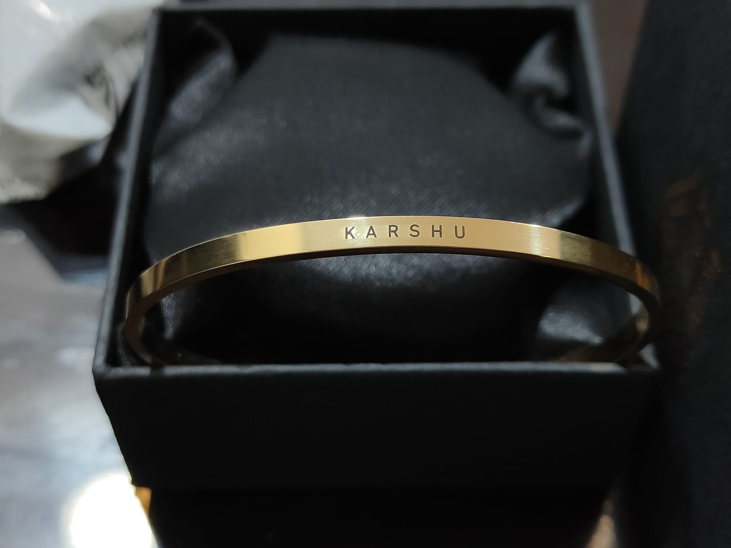 Customer photo review of Personalised Classic Bracelet
