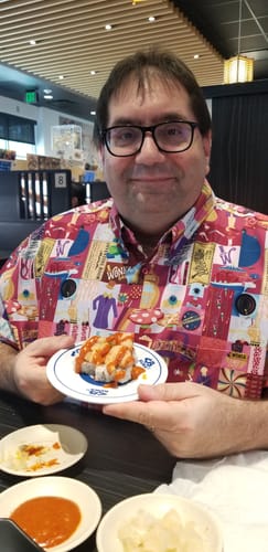 Customer photo review of Willy Wonka "The Wonderful World of Willy Wonka" – KUNUFLEX Short Sleeve Shirt