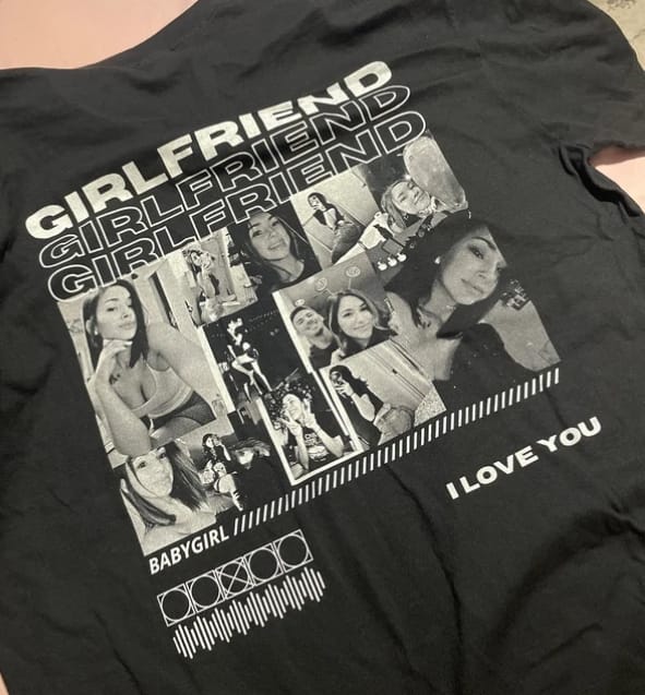 Customer photo review of Custom Only You Photo Tee