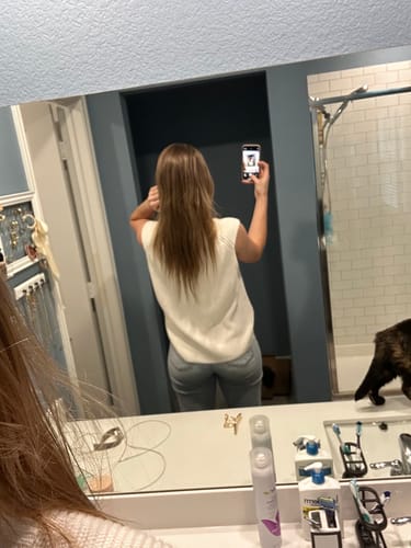 Customer photo review of TR Hair Oil Essentials Bundle ($66 value)