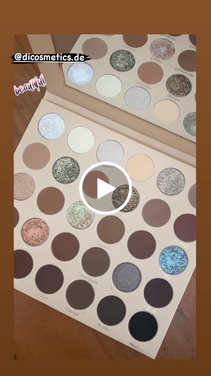 Customer video review of Lidschatten Palette "NUDE DREAM"