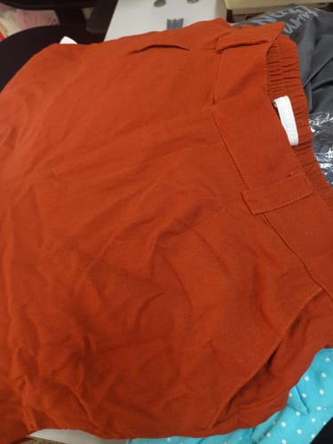 Adriana Leite L. review of Calça Pantalona de Linho Graviola Terracota image 1 out of 1