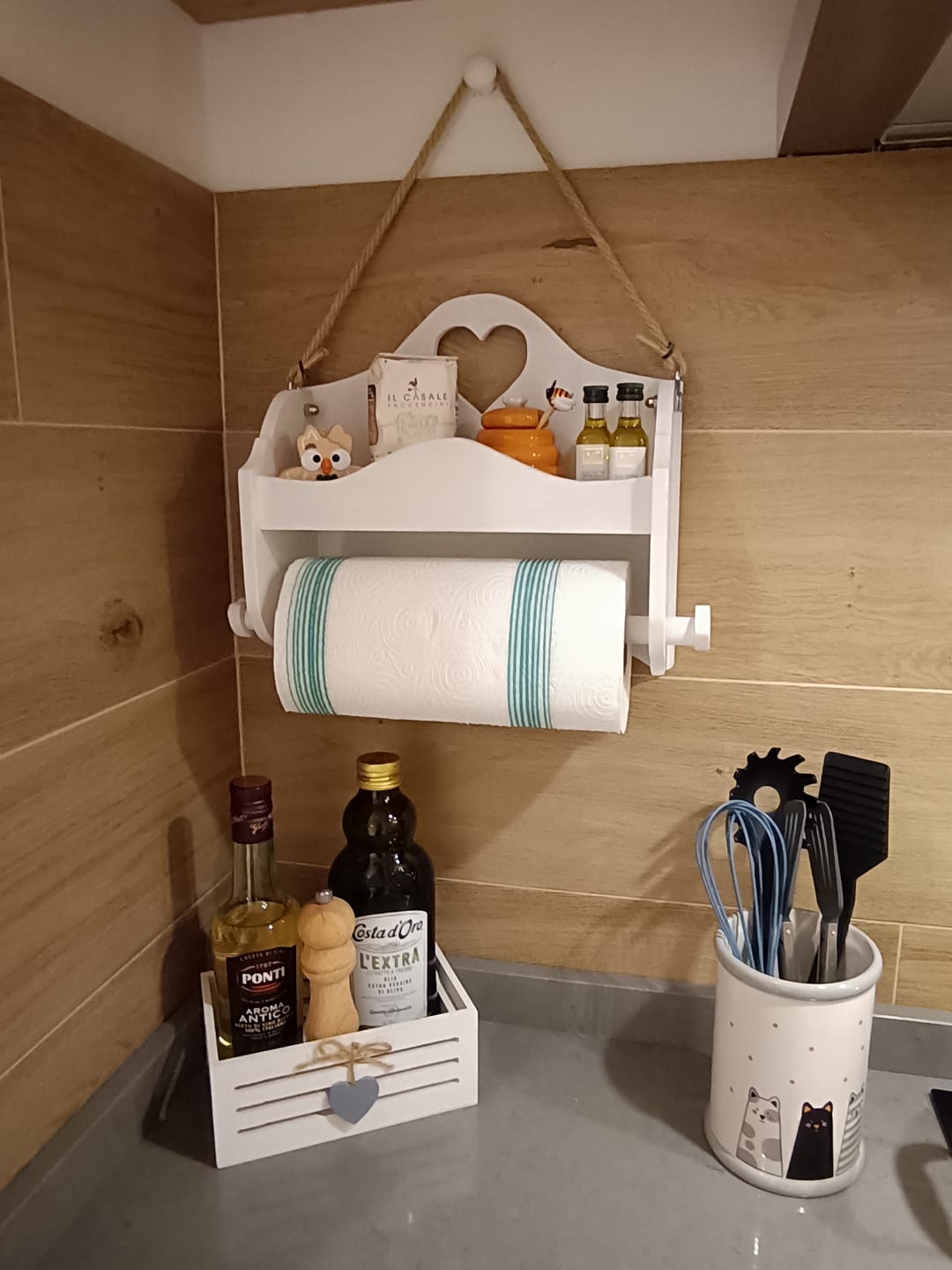 Customer photo review of Portarotolo e Portaspezie Artigianale