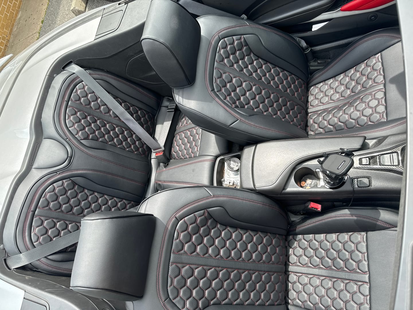 Customer photo review of 6th Gen Camaro Convertible Premium Custom Leather Seat Covers