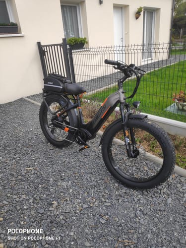 Customer photo review of Lankeleisi MG600 Plus 1000W Bafang Motor 26" Fat Bike All Terrain SUV E-Bike 48V 20Ah Samsung Battery