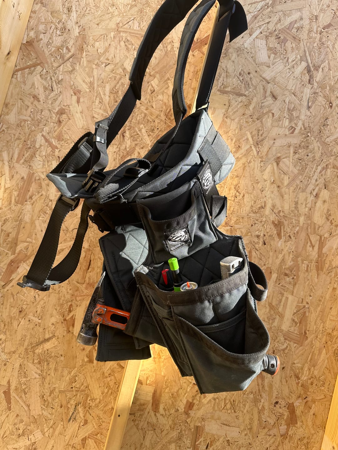 Customer photo review of Badger Toolbelts | Carpenter Toolbelt Set | Left hand