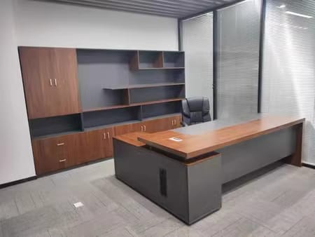 Customer photo review of Desk with LED Strip Lighting for Executives