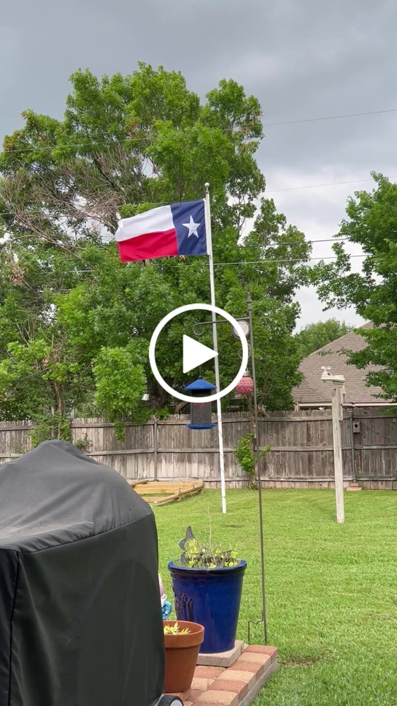 Customer video review of 3' x 5' Texas Flag Set