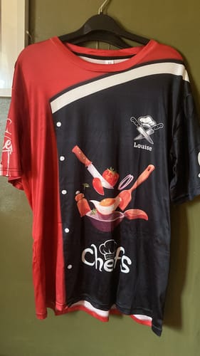 Customer photo review of Unisex Shirt, Custom Name Chef Shirt, Chef Hoodie, Chef Polo, Gift for Cooking Lovers