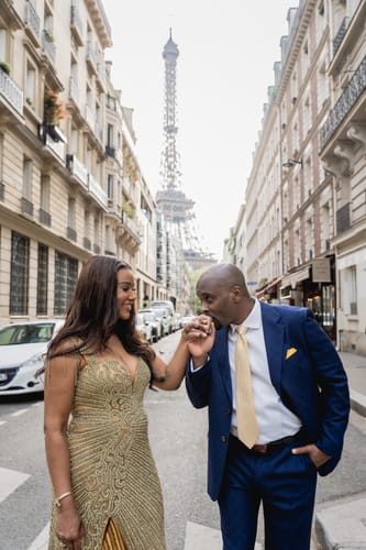 Customer photo review of Blue Golden Paisley silk Necktie Pocket Square Cufflinks Set