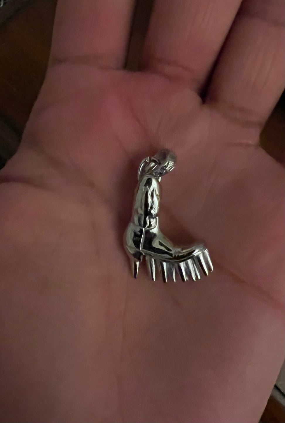 Customer photo review of SPIKE BOOT PENDANT
