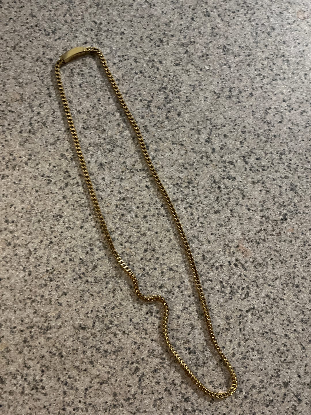 Customer photo review of 3mm Thin Franco Link Chain