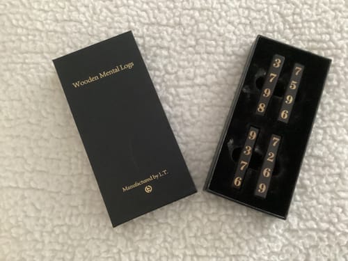 Customer photo review of Wooden Mental Logs by TCC Magic