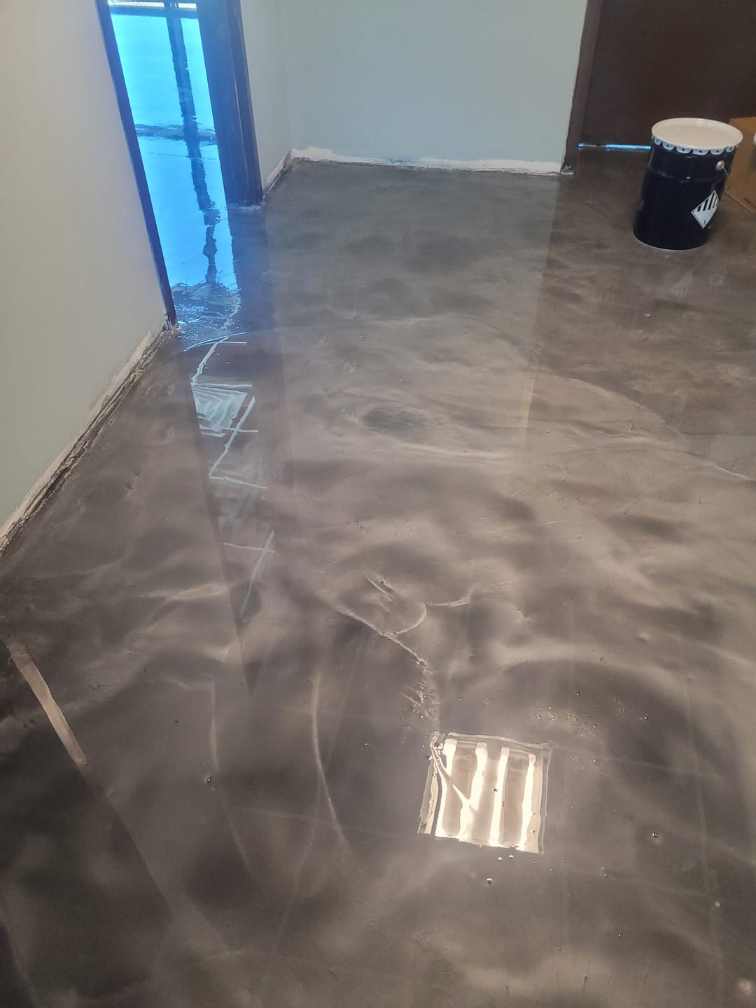 Customer photo review of Epoxy Floor Kit - Rockhard USA 3 Gal. Kit