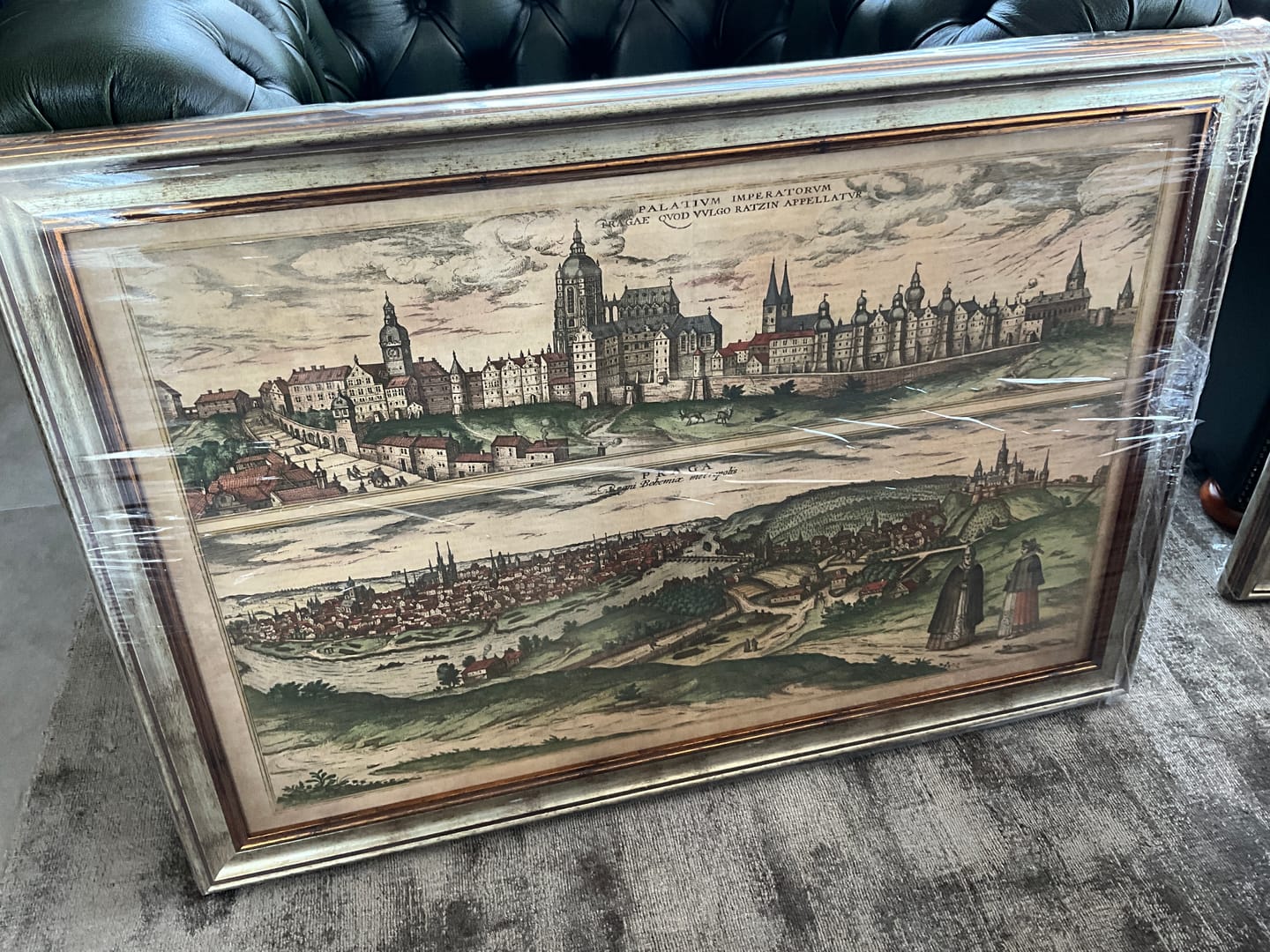 Customer photo review of Old Map of Istanbul, Constantinople in 1572 by Georg Braun - Byzantium, Bosporus, Golden Horn, Topkapi Palace