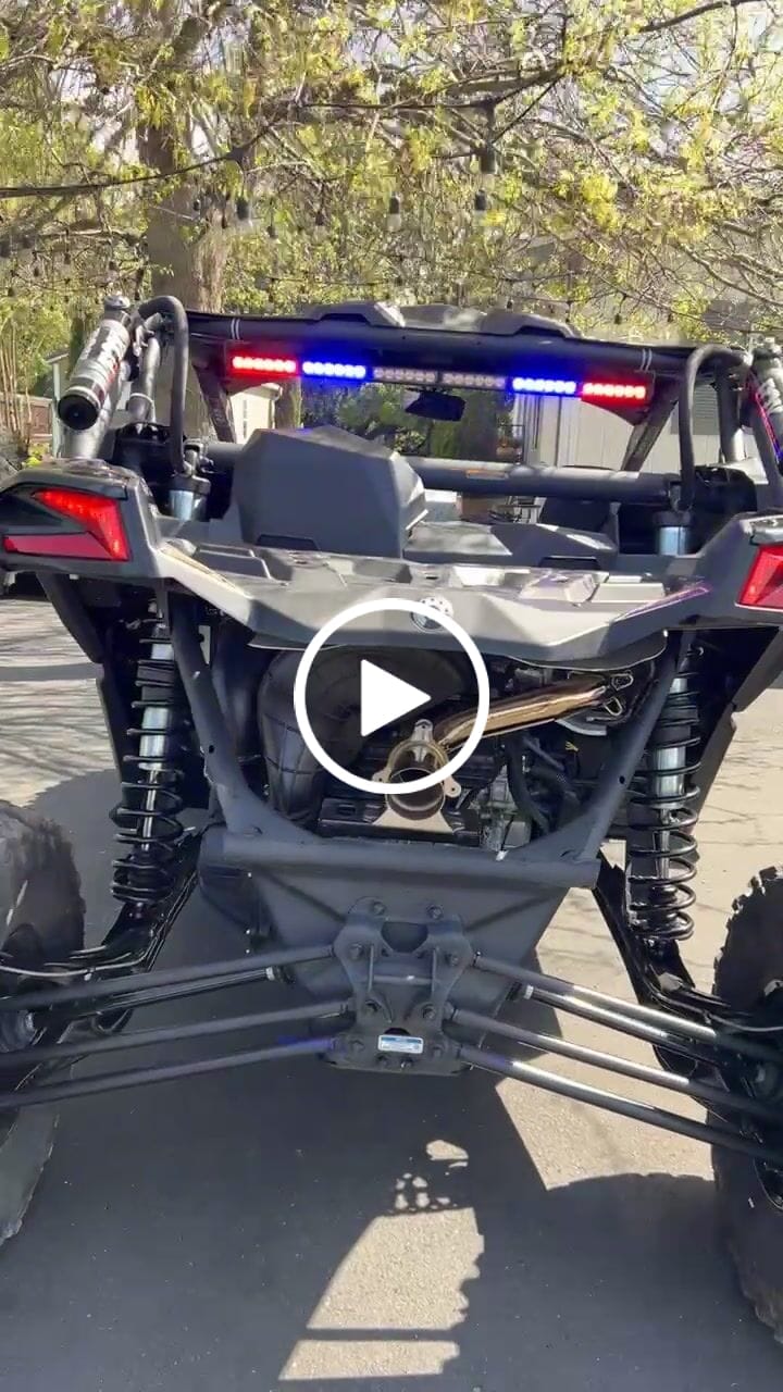 Customer video review of RPM SxS Muffler Delete " Slip On " Exhaust Race Pipe